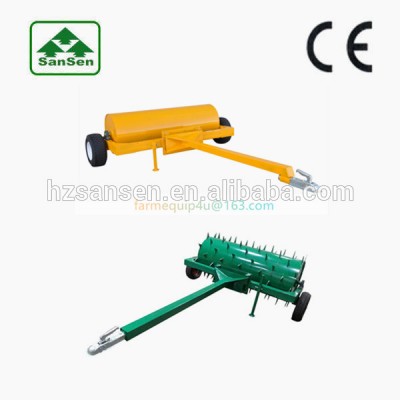 ATV Soil compactor roller paddock roller farm land ballast aerator roller for small compact tractors