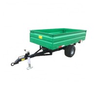 Oem Customized 2 wheel Agriculture dump trailer; Farm Tipping Trailer; tractor Hydraulic Trailer